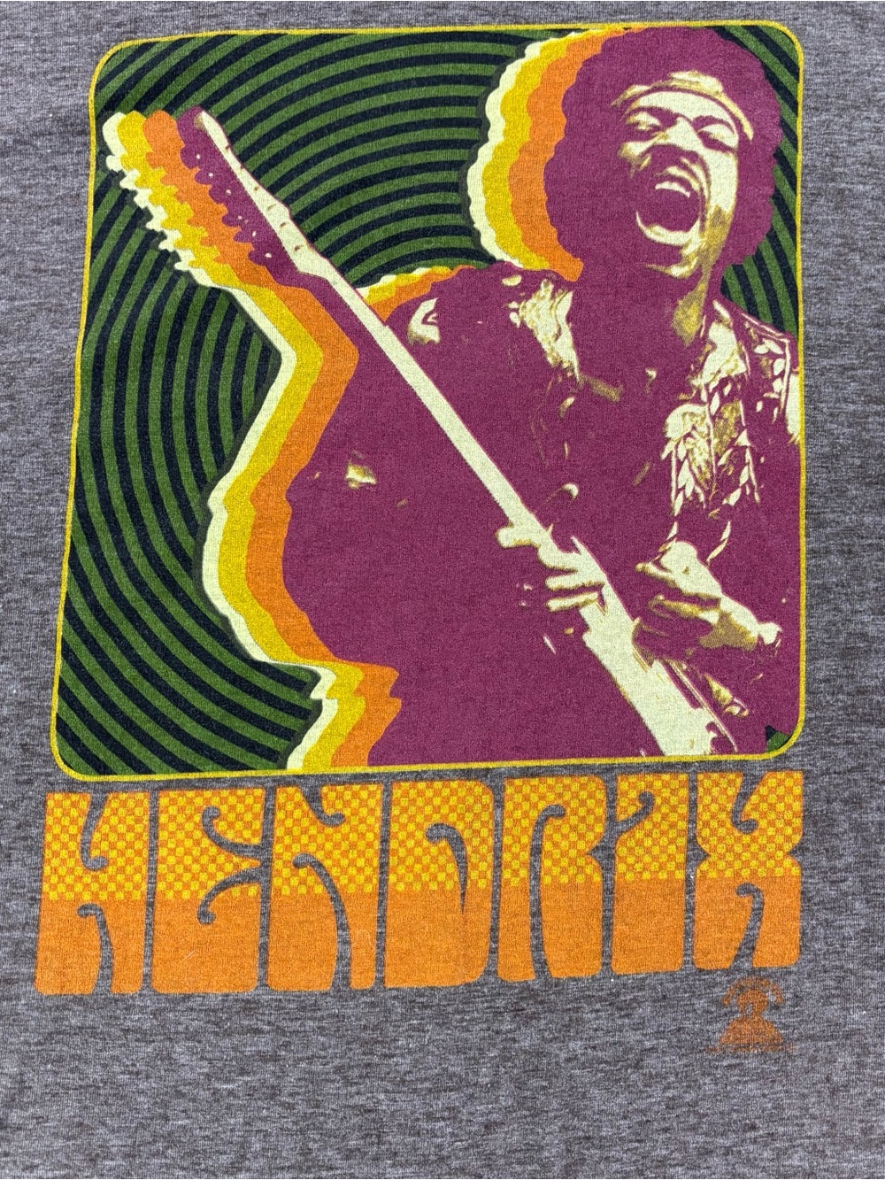 Guitarist Jimi Hendrix artist graphic tee band t-shirt size XL